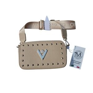 Valentino Orlandi Small NWT Crossbody Signature Guitar Strap Blush Pink